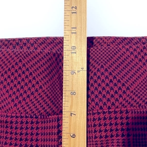Torrid Pants Pull On Comfort Red Black Check Pattern Size 0 (Large) - Picture 11 of 12